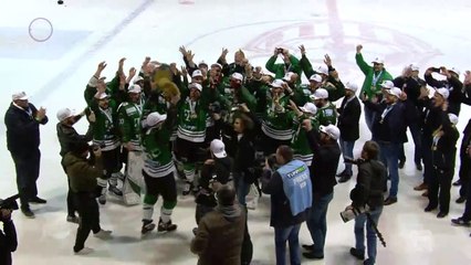 Az FTC jégkorong csapatának Erste Liga döntős párharca