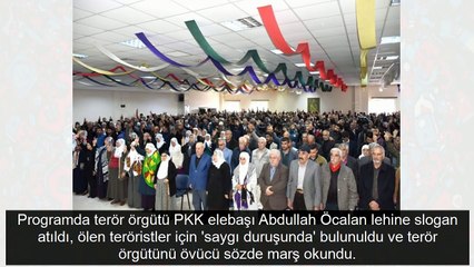 HDP'nin Diyarbakır'daki kutlama programında terör propagandası