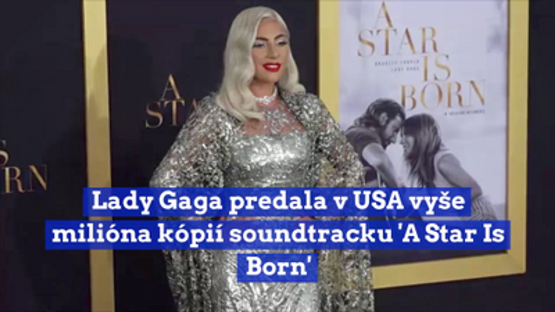 ⁣Lady Gaga predala v USA vyše milióna kópií singlu 'A Star Is Born'