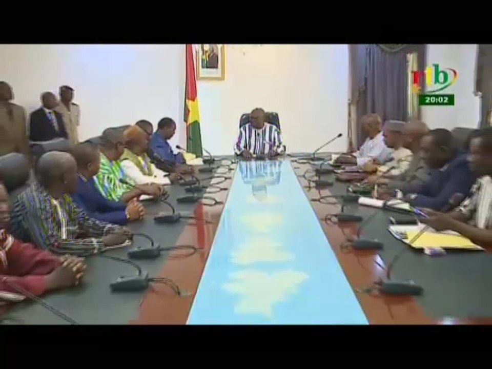 RTB/Rencontre entre le président de la république et l’opposition politique du Burkina Faso