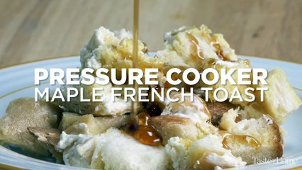 Pressure Cooker Maple French Toast