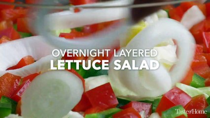 Overnight Layered Lettuce Salad