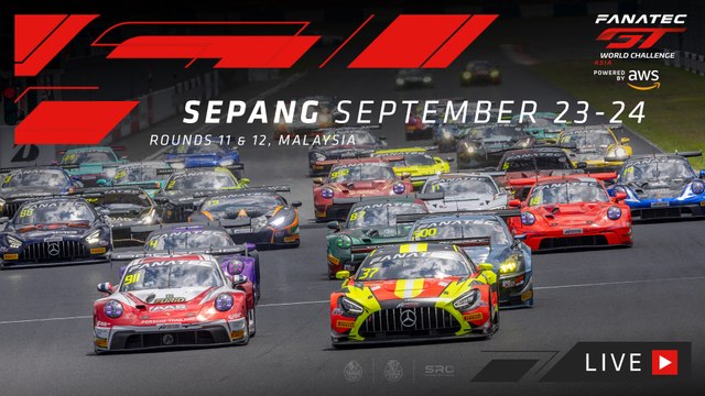 LIVE | Sepang | Fanatec GT World Challenge Asia Powered by AWS