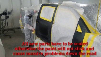 How to PROPERLY paint brand new factory  replacement parts (Including gravel gua_HIGH