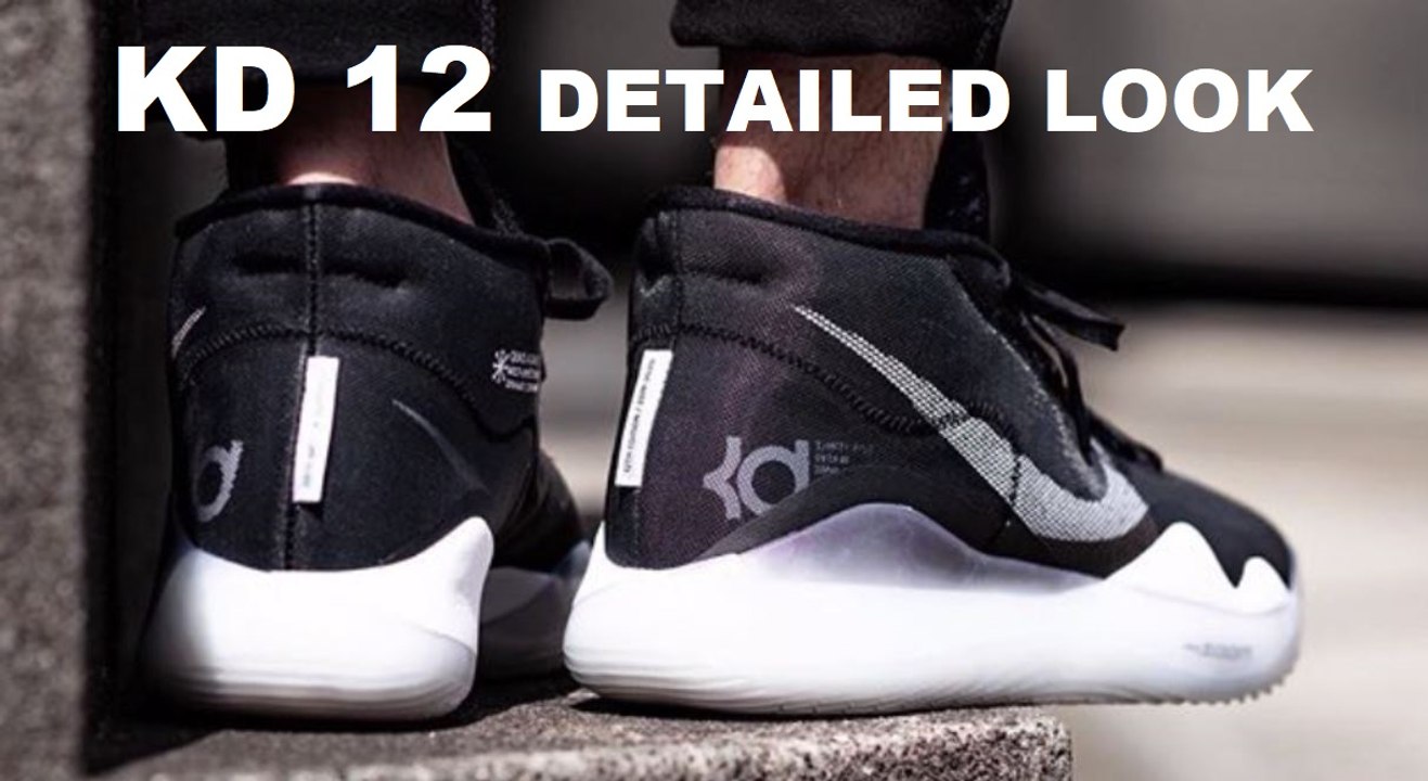 Nike KD 12 Day One Kevin Durant Sneaker SUper Detailed Look Review  #NBA