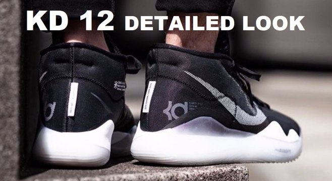 Nike KD 12 Day One Kevin Durant Sneaker SUper Detailed Look Review #NBA