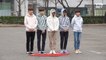 [Y영상] TXT, 아침부터 귀여운 BTS 동생 그룹 #뮤뱅 #출근 / YTN