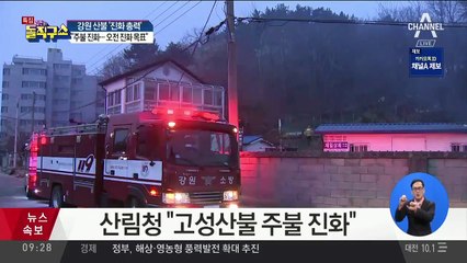 “곳곳서 펑펑”…강원, 공포 속 밤샘