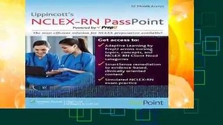 Lippincott s NCLEX-RN PassPoint: Powered by PrepU (PREPU-PassPoint)