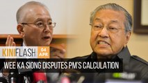 Wee Ka Siong disputes PM’s calculation | KiniFlash - 4 Apr