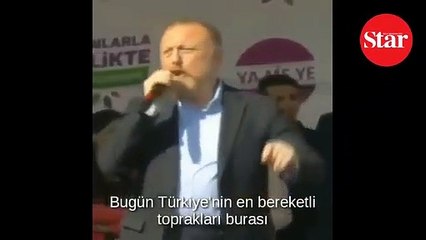 'Bizim, Siyonist uşaklarına verecek tek karış toprağımız yok!;'