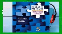 Online Research Methods for the Behavioral Sciences  For Online