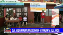 DENR, nagsagawa ng malawakang siphoning sa mga resort sa Baler, Aurora