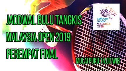 Jadwal Malaysia Open 2019 Babak Perempat Final, Marcus/Kevin Jumpa Fajar/Rian