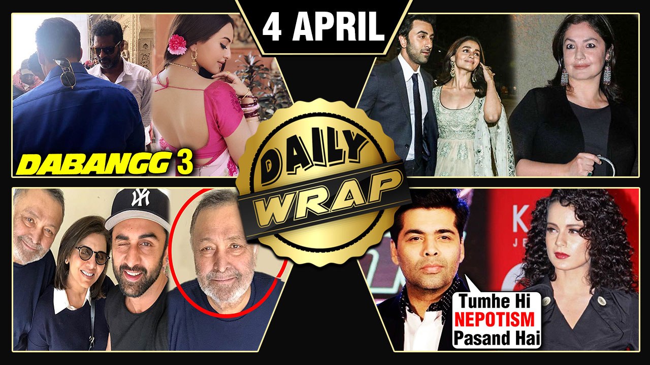 Kangana Karan Nepotism, Ranbir Meets Rishi Kapoor, Salman Sonakshi Dabangg 3 Look | Top 10 News