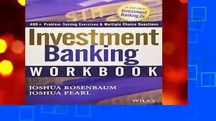 Investment Banking Workbook (Wiley Finance)