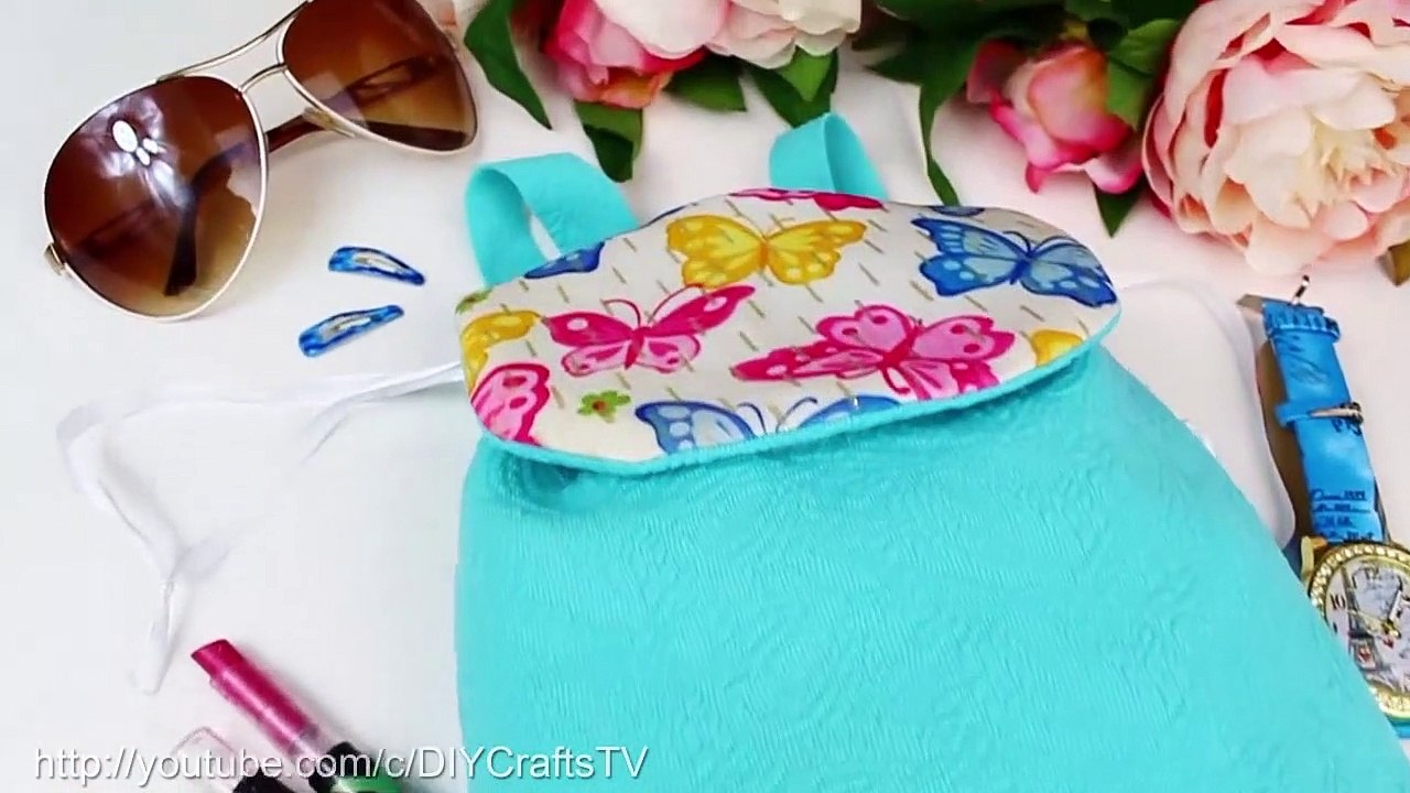 DIY BACKPACK TUTORIAL SO Bright & NICE & EASY