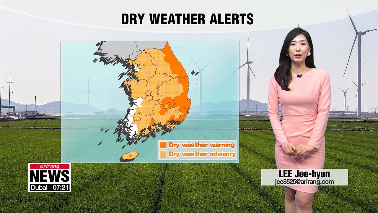 Strong winds and dry conditions grip Korea's eastern regions _ 040519