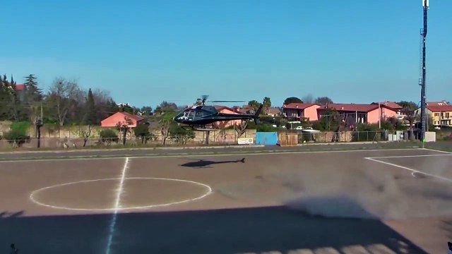 Italian footballer marks his retirement with 'fake helicopter kidnapping' mid-match!