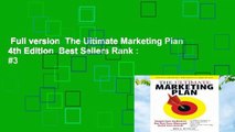 Full version  The Ultimate Marketing Plan 4th Edition  Best Sellers Rank : #3