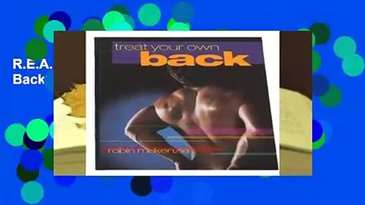 R.E.A.D Treat Your Own Back D.O.W.N.L.O.A.D