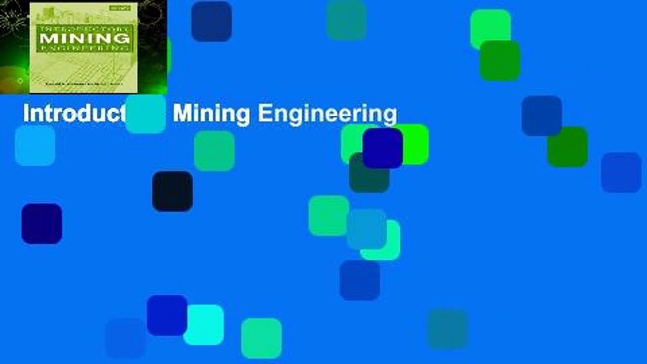 Introductory Mining Engineering