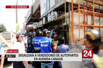 San Luis: erradican a ambulantes de inmediaciones de la Videna