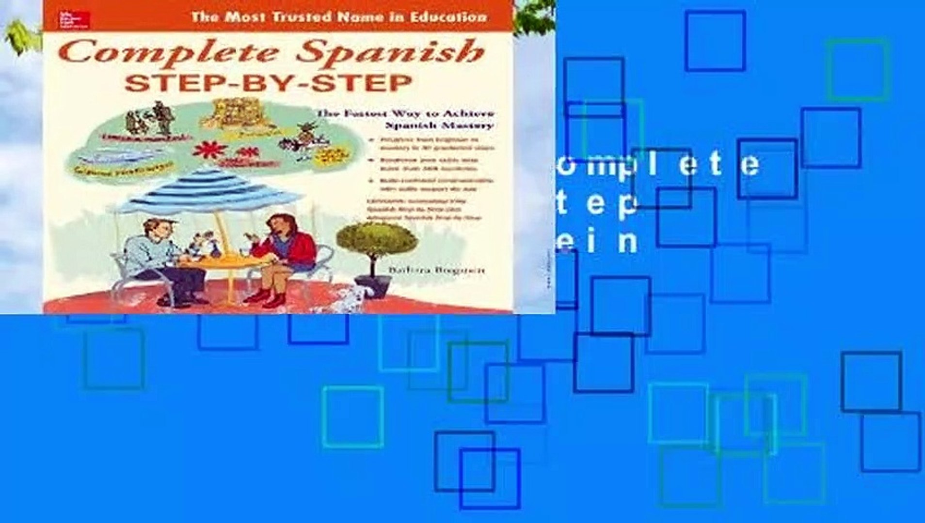 BEST SELLING] Complete Spanish Step-by-Step by Barbara Bregstein - video  Dailymotion