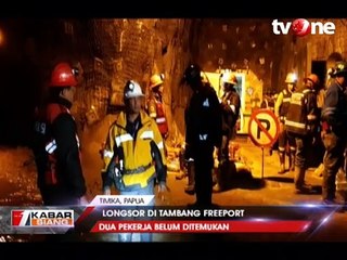 2 Korban Longsor di Tambang Freeport Belum Ditemukan