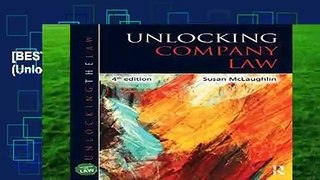 [BEST SELLING]  Unlocking Company Law (Unlocking the Law) by Susan McLaughlin