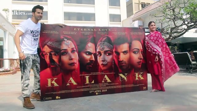 Varun Dhawan, Alia Bhatt, Madhuri Dixit & Aditya Roy Kapur As They Kickstarted Kalank Promotions