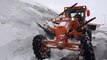 Karayolları ekiplerinin karla mücadele çalışmaları devam ediyor