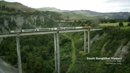 North to South NZ Train Journey 1-2 with Aerial views Auckland to Picton, New Zealand 2019 37-38, Jan19.