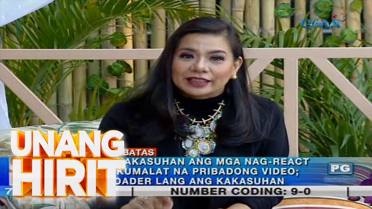 Unang Hirit: Mga nag-react at nag-share sa mga viral na malalaswang video, may pananagutan ba? | Kapuso sa Batas
