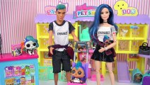 LOL Punk Boi Family Adopts a New Pet - Custom  Barbie DIY  LOL Surprise PET Series 4 | Boomerang