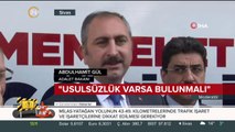 Adalet Bakanı Gül'den seçim açıklaması