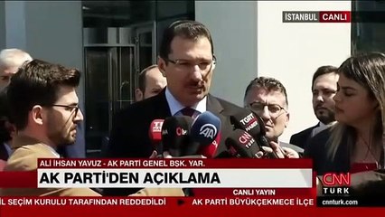 Download Video: AKP Genel Başkan yardımcısı Ali İhsan Yavuz'dan açıklama