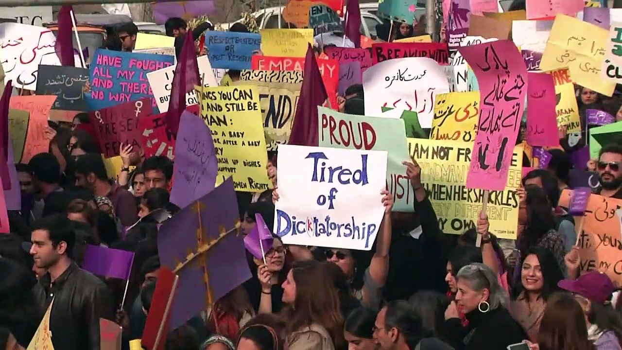 Women's march slogans ignite feminist firestorm in Pakistan