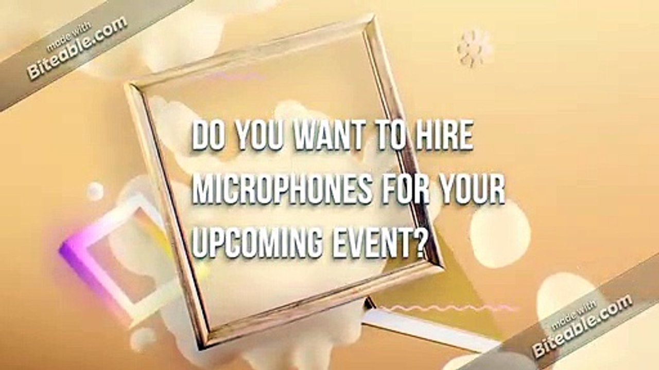 Hire Microphone in Melbourne