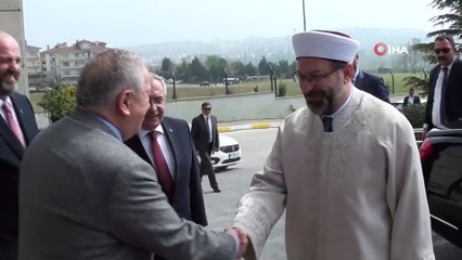 Diyanet İşleri Başkanı Ali Erbaş Sakarya Valisi Nayir’i ziyaret etti