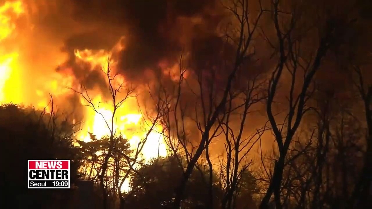 Reasons for large fires in Gangwon-do Province