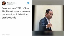 Benoît Hamon ne sera pas candidat à la présidentielle s’il est élu eurodéputé