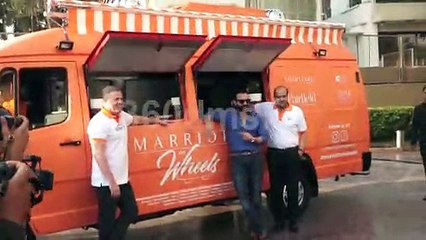 Saif Ali Khan Launched Marriott on Wheels 1st Mobile Food Truck