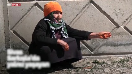 Yalnız yaşayan Ferhunde ninenin yüreğine sıcacık dokunuş