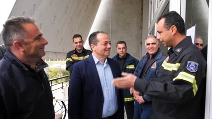 Επίσκεψη Ν. Σταυρογιάννη σε ΕΚΑΒ και ΠΥ Λαμίας