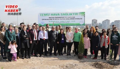 (5 Nisan 2019) ERÜ’DE “DÜNYA ASTIM GÜNÜ” ETKİNLİKLERİ KAPSAMINDA  FİDAN DİKİLDİ