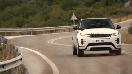 New Range Rover Evoque R-Dynamic S derivative in Yulong White Driving Video
