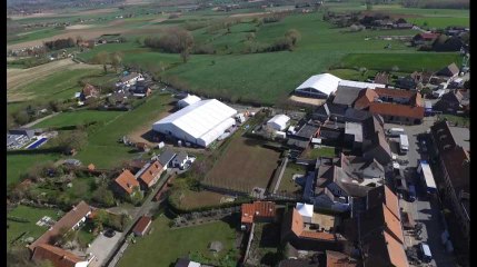 Tour des Flandres : vue aérienne du parcours