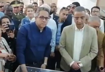 وزير الآثار يتفقد معبد سيتي الأول في سوهاج ويفتتح مركز الزوار
