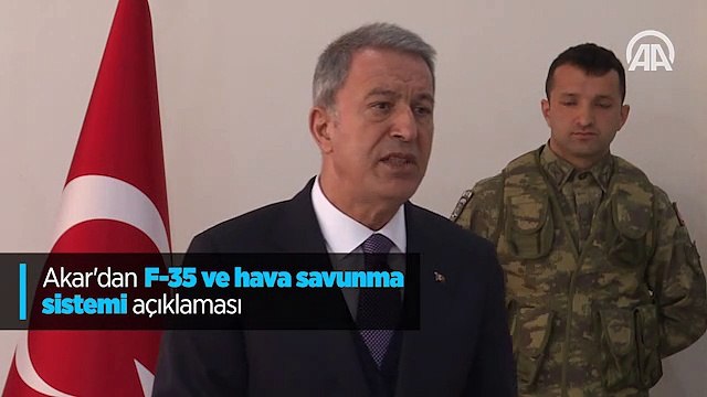 Akar'dan F-35 ve hava savunma sistemi açıklaması